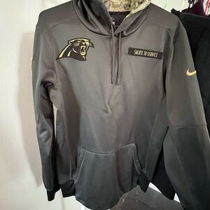 Nike Carolina Panthers Black Salute to Service Hoodie